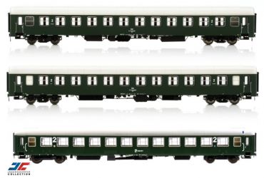 3 x 2. Klasse Wagen  UIC-X, UIC-X Vorserie (1. Serie) und UIC-X Vorserie (2. Serie) Ep IV
